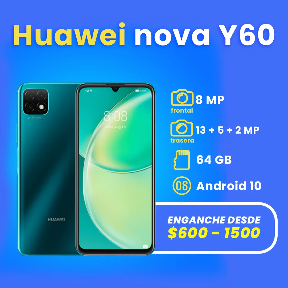 celulares a credito en apodaca huawei nova y60