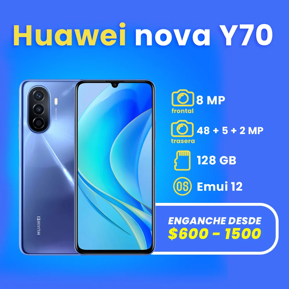 celulares a credito en apodaca huawei nova y70