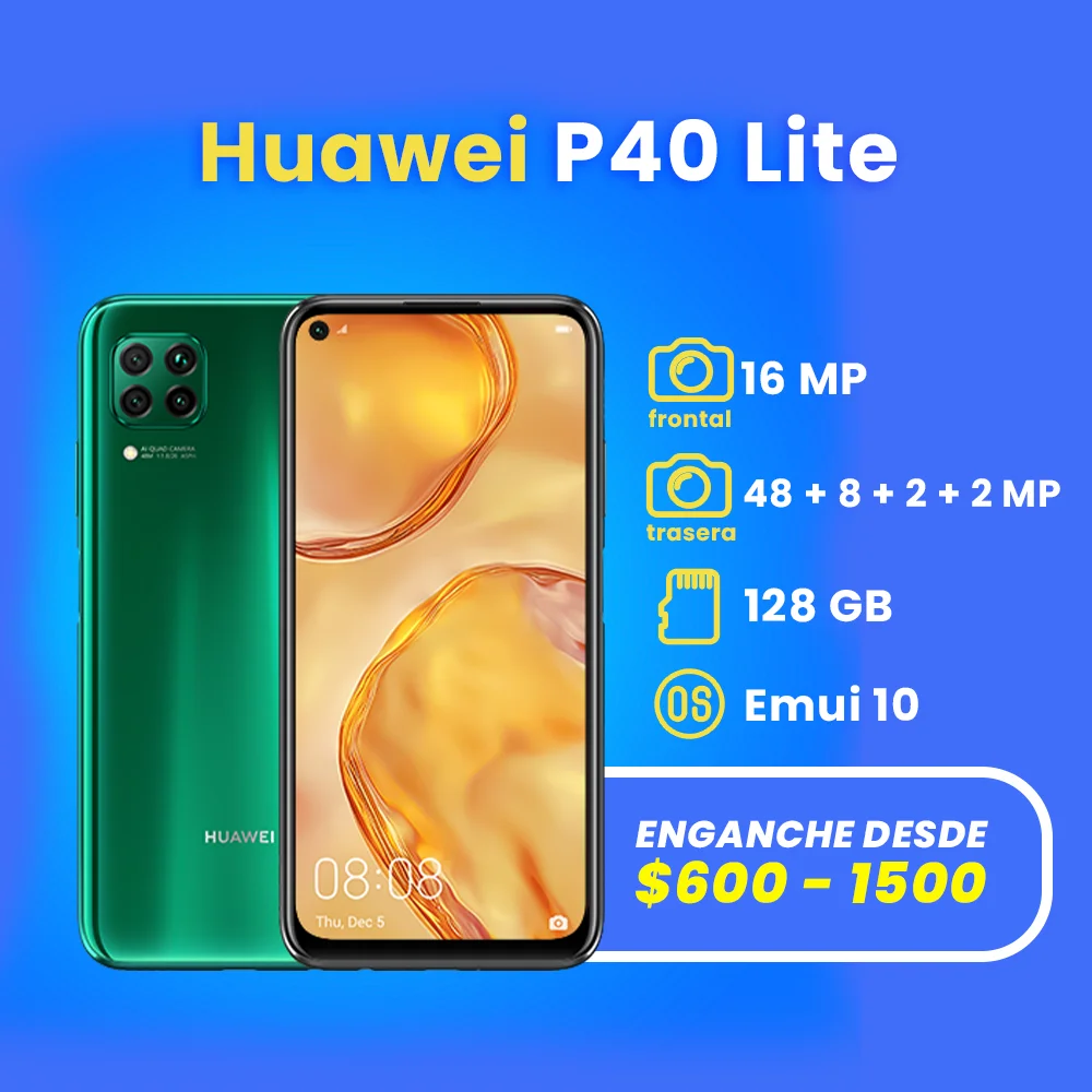 celulares a credito en apodaca huawei p40 lite