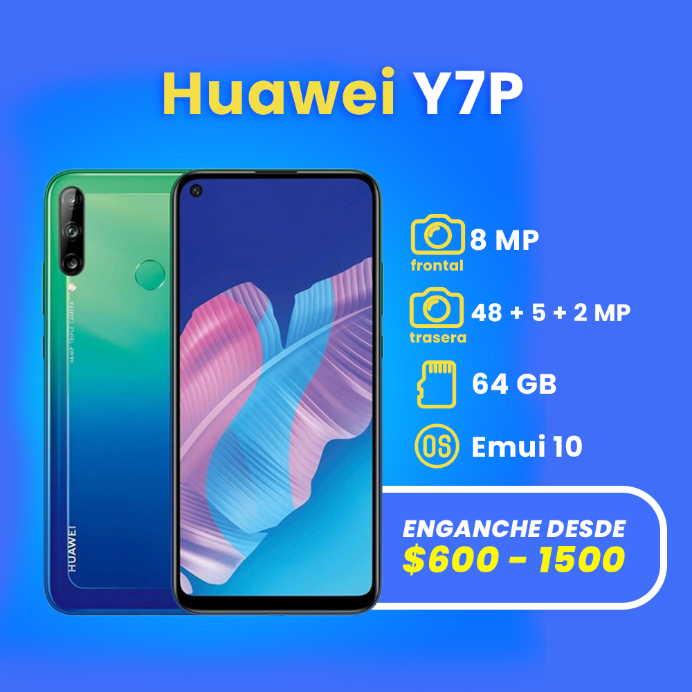 celulares a credito en apodaca huawei y7p