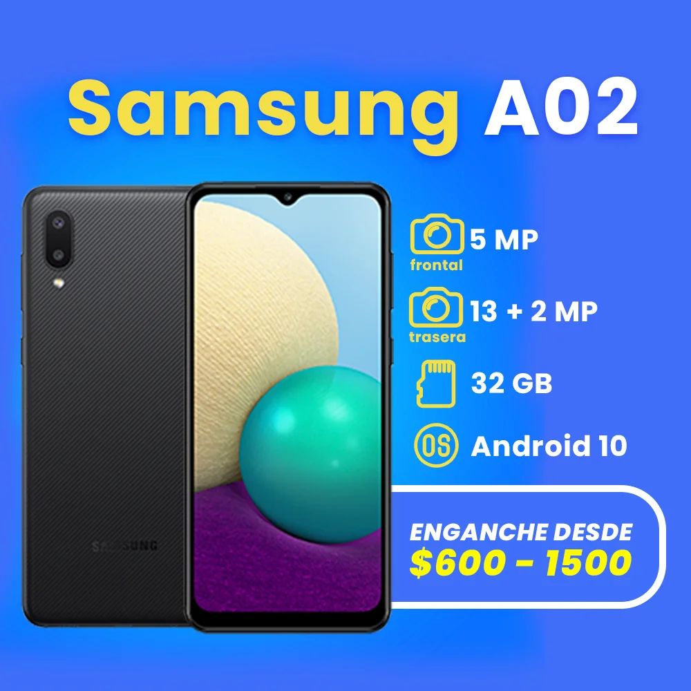 celulares a credito en apodaca samsung A02