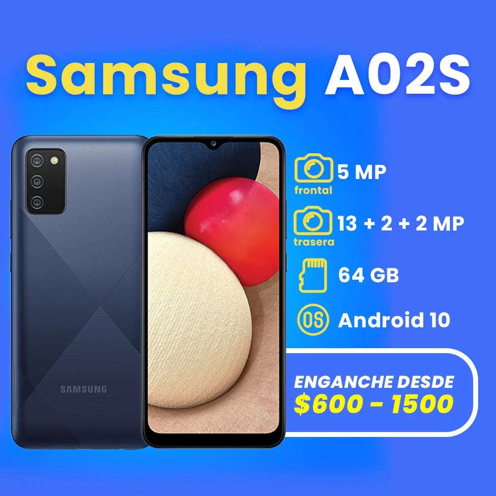 celulares a credito en apodaca samsung A02s