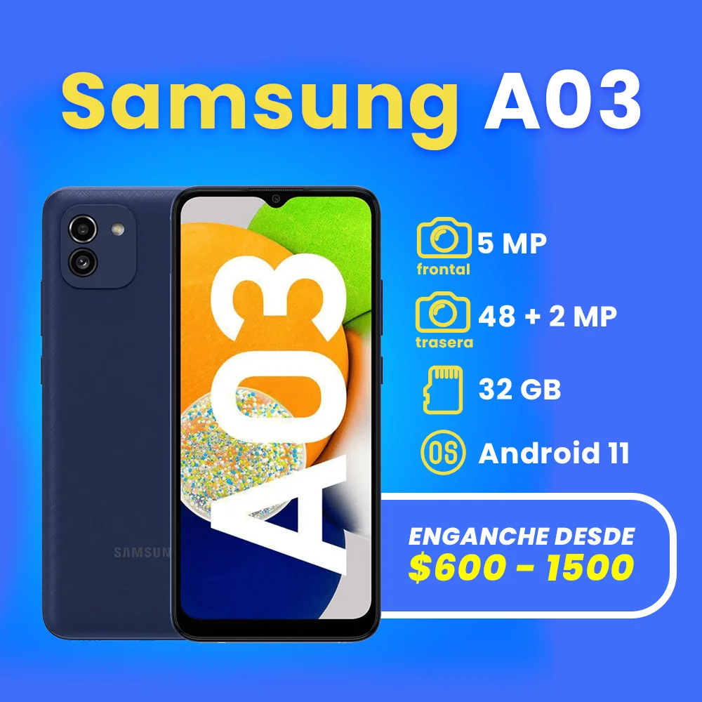 celulares a credito en apodaca samsung A03