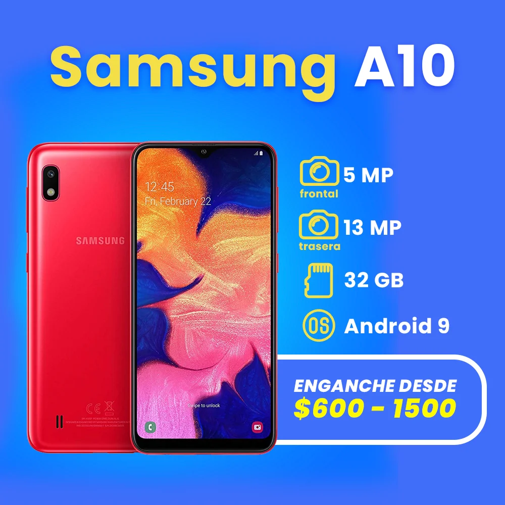 celulares a credito en apodaca samsung A10