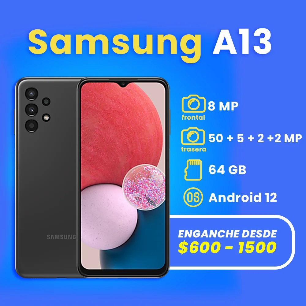 celulares a credito en apodaca samsung A13