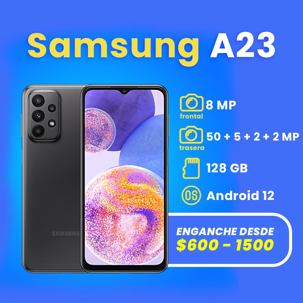 celulares a credito en apodaca samsung A23