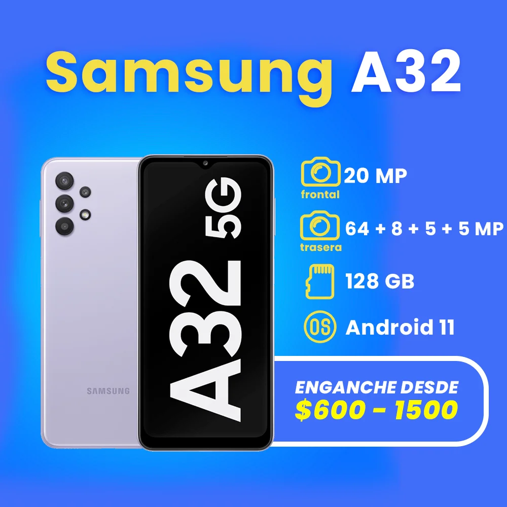 celulares a credito en apodaca samsung A32