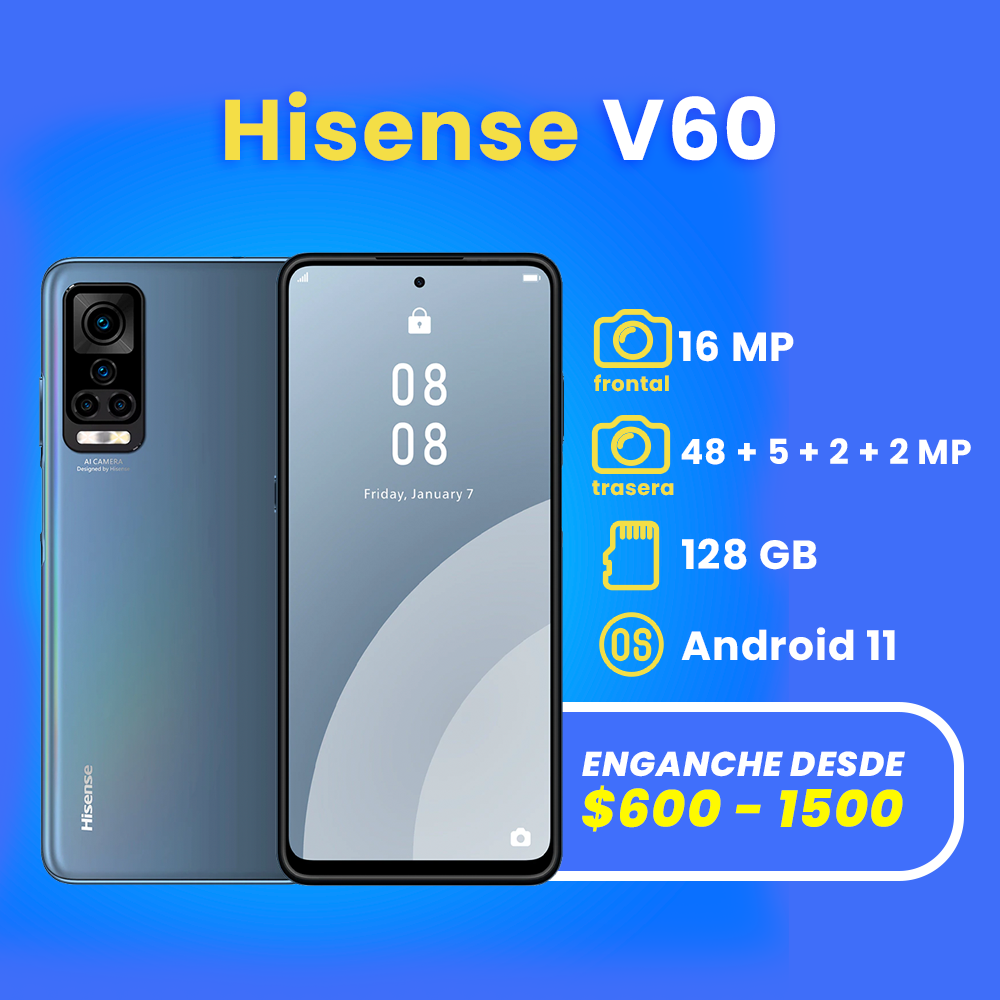 celulares a credito en apodaca Hisense v60