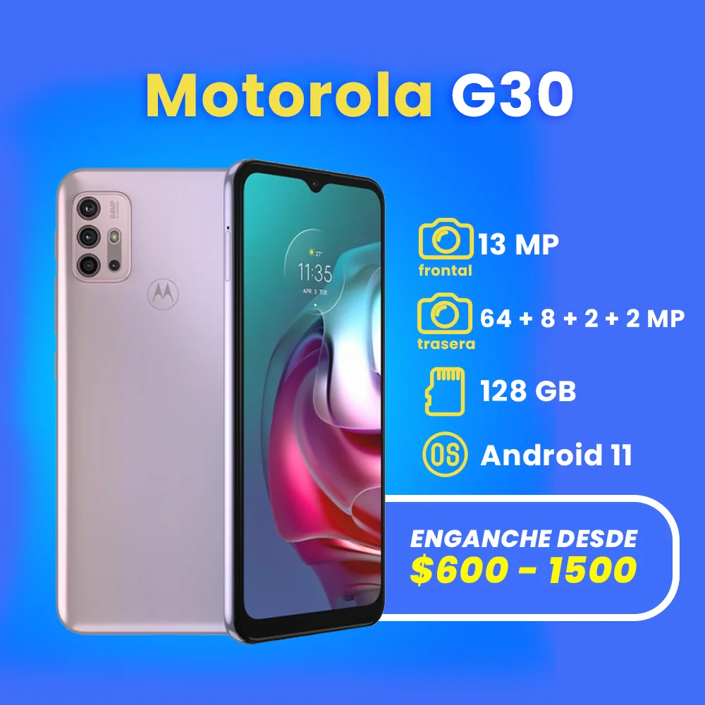 celulares a credito en apodaca motorola G30