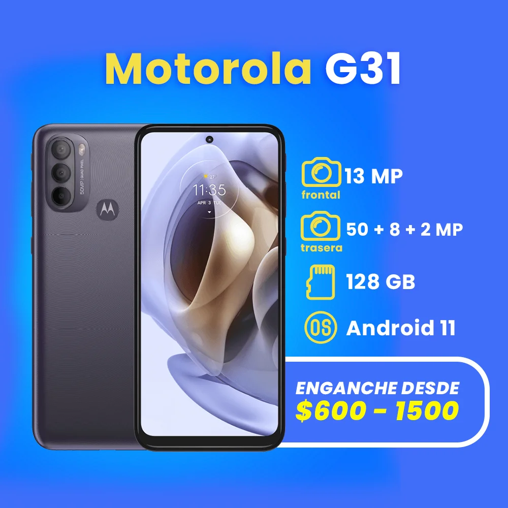 celulares a credito en apodaca motorola G31
