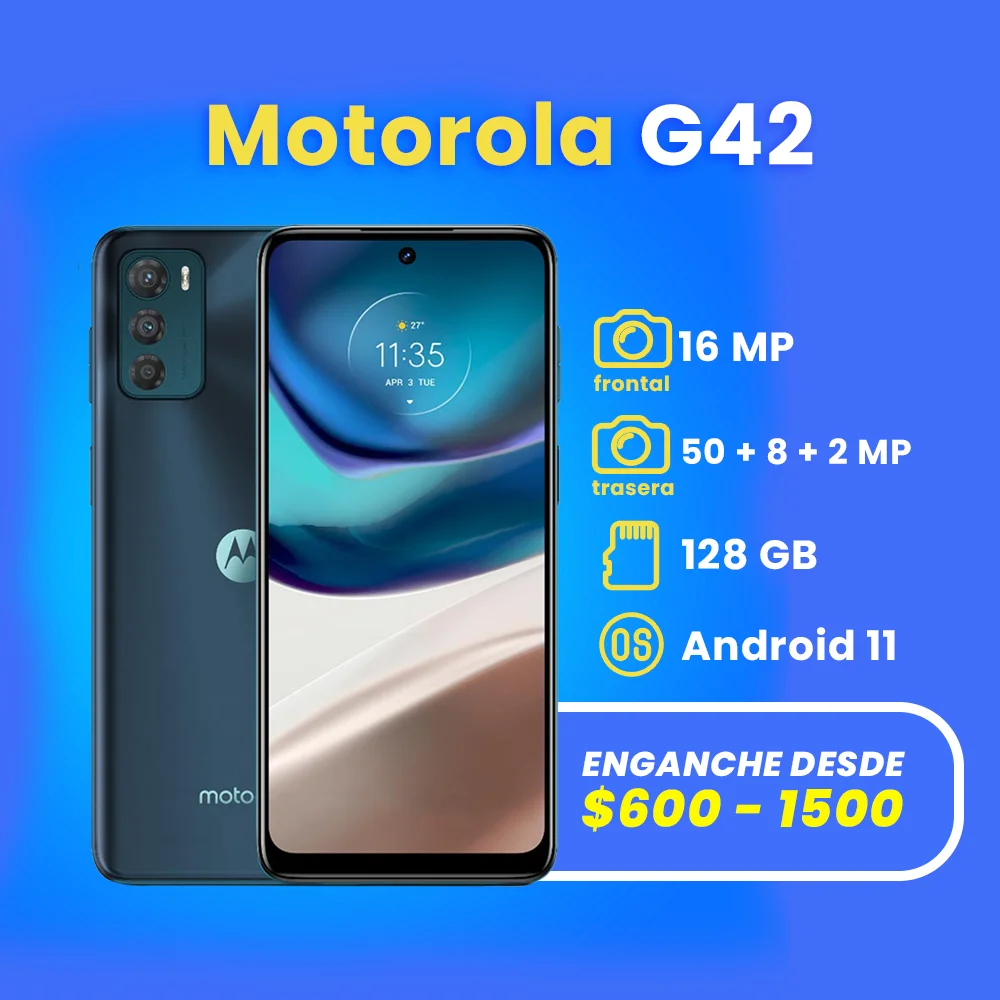 celulares a credito en apodaca motorola G42