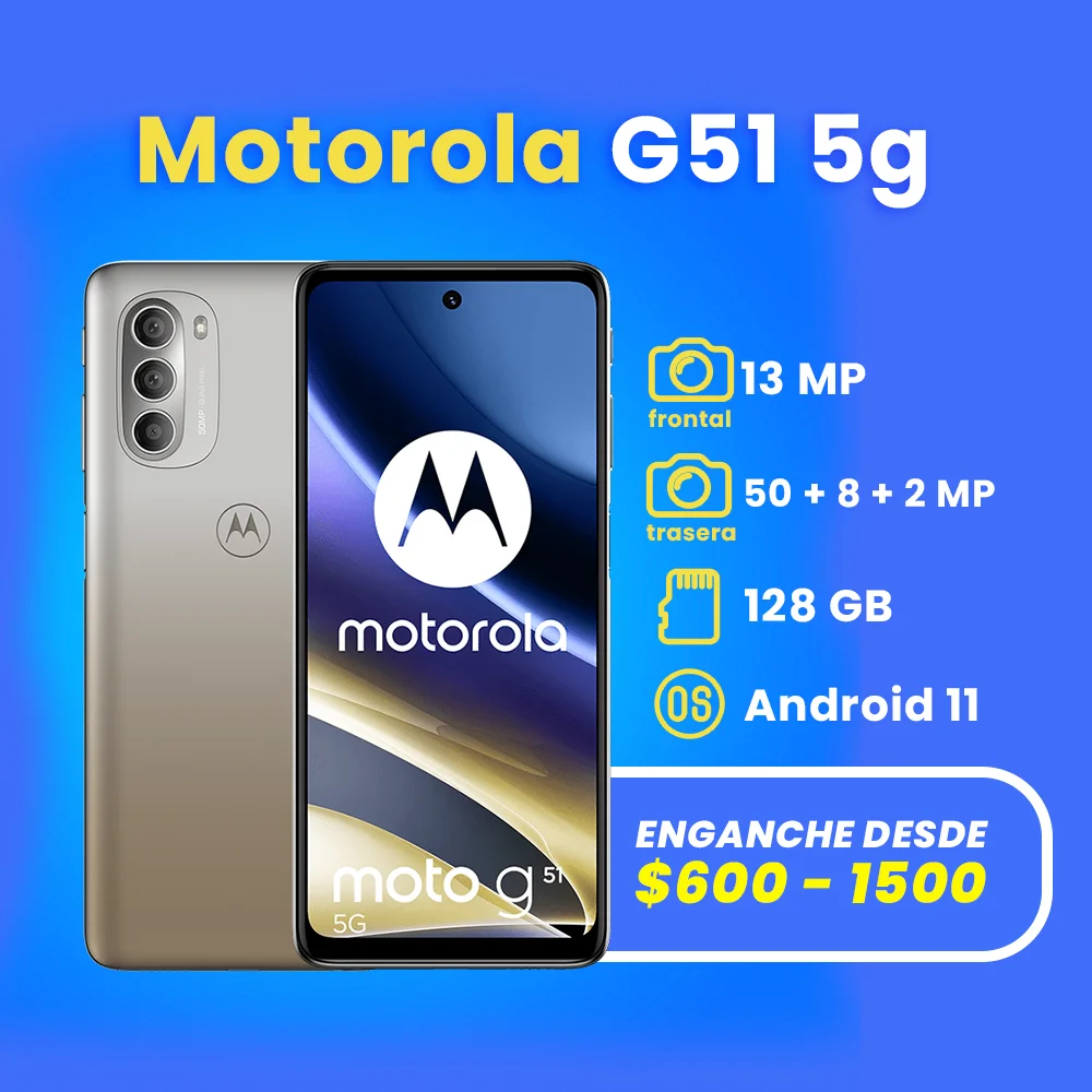 celulares a credito en apodaca motorola G51 5G