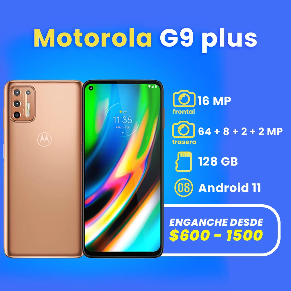 celulares a credito en apodaca motorola G9 plus